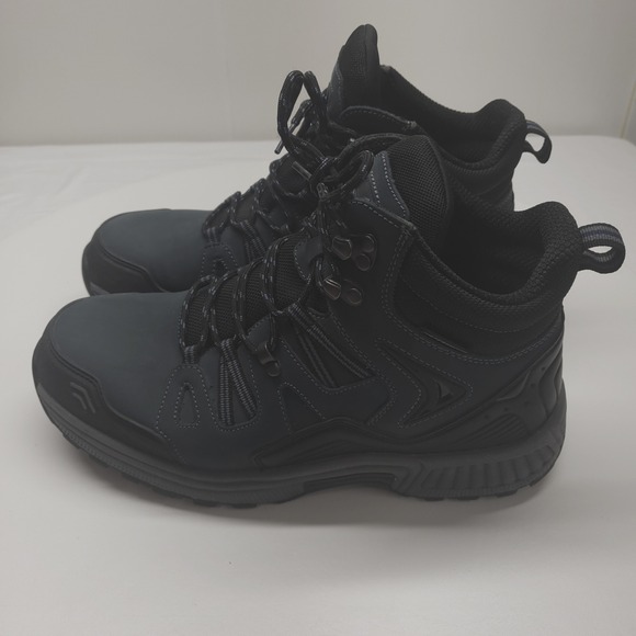 OrthoFeet Women's Dakota Water proof Blue Ankle Hiking Boot Size 9.5 Wide - Picture 3 of 12